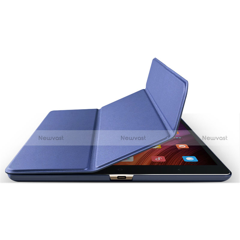 Leather Case Stands Flip Cover L03 for Xiaomi Mi Pad 2 Blue