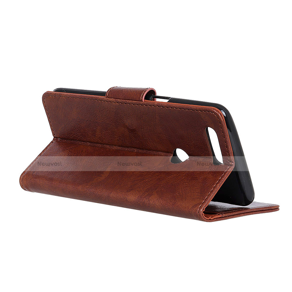 Leather Case Stands Flip Cover L03 Holder for Alcatel 1S (2019)