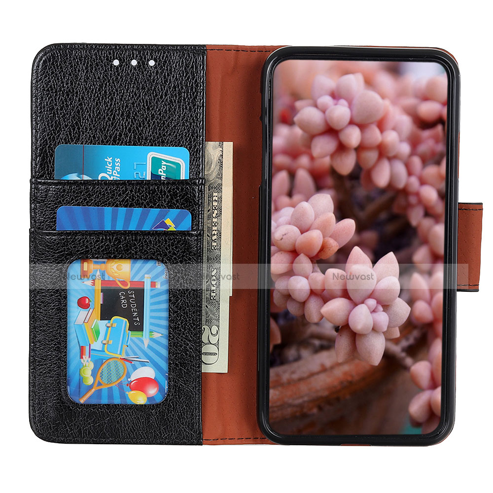 Leather Case Stands Flip Cover L03 Holder for Alcatel 1X (2019)