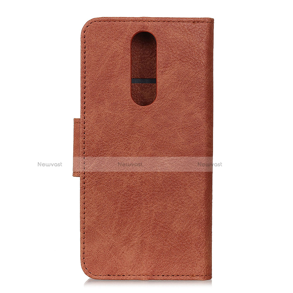 Leather Case Stands Flip Cover L03 Holder for Alcatel 3L