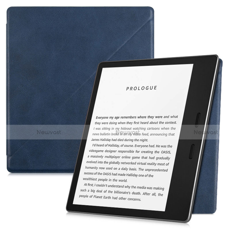 Leather Case Stands Flip Cover L03 Holder for Amazon Kindle Oasis 7 inch