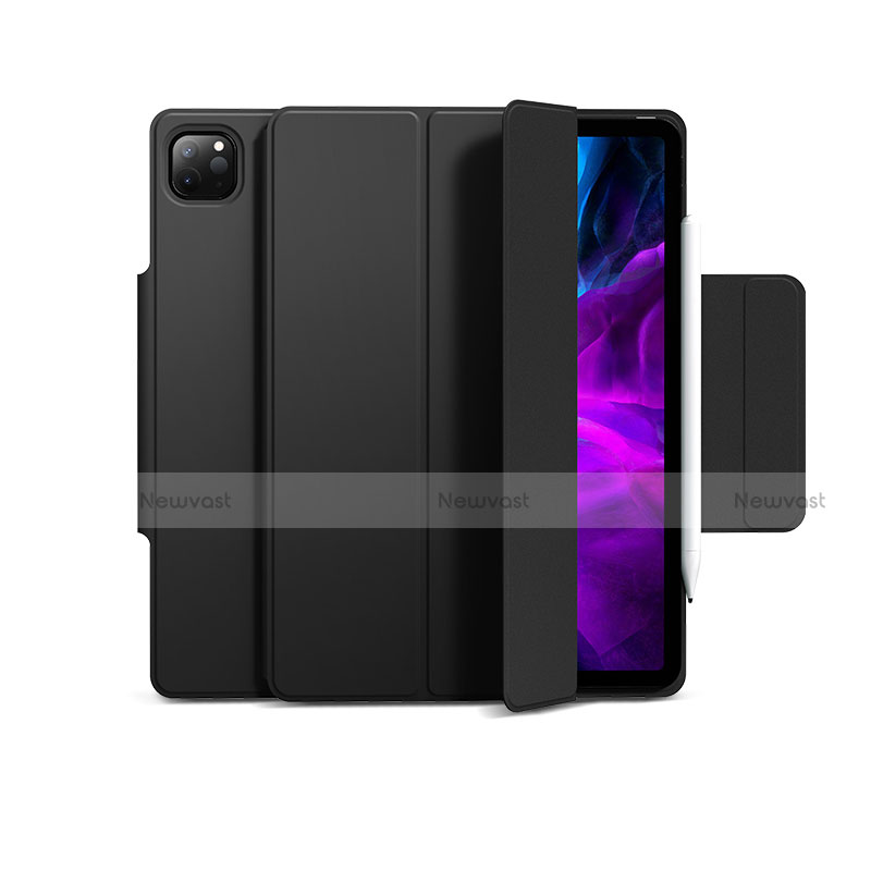 Leather Case Stands Flip Cover L03 Holder for Apple iPad Pro 11 (2020) Black
