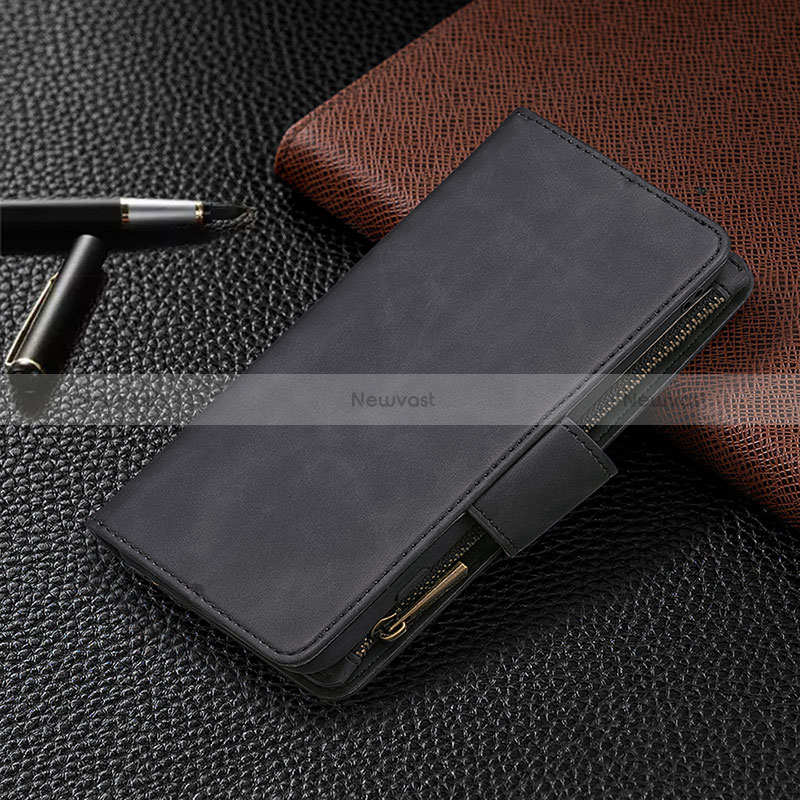 Leather Case Stands Flip Cover L03 Holder for Apple iPhone 14 Pro Max Black