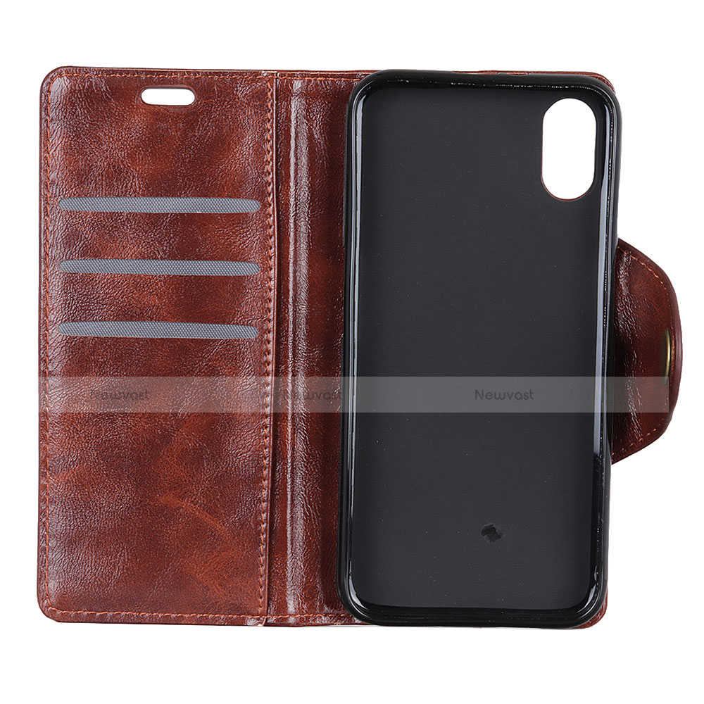 Leather Case Stands Flip Cover L03 Holder for Doogee X55