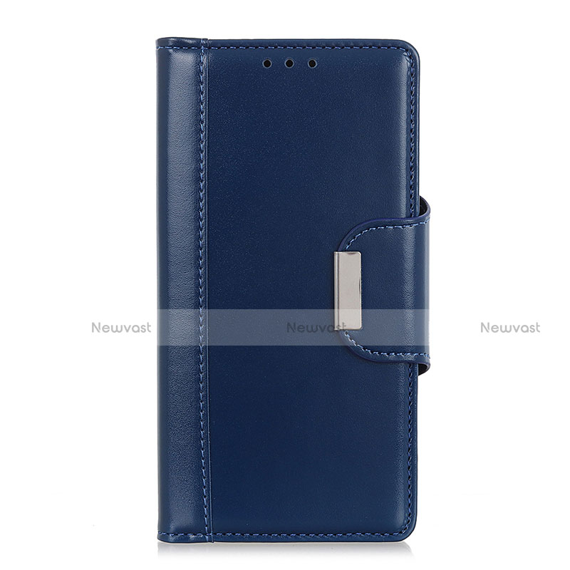 Leather Case Stands Flip Cover L03 Holder for Huawei Honor 30 Blue
