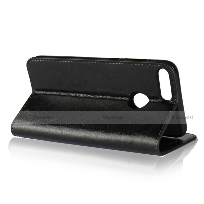 Leather Case Stands Flip Cover L03 Holder for Huawei Honor 9 Lite
