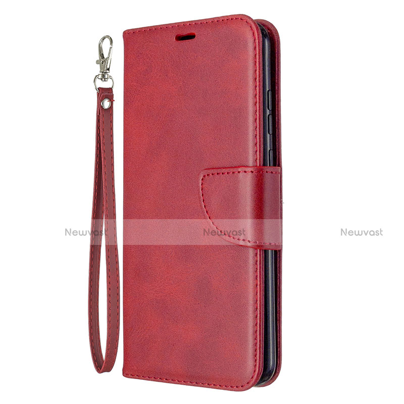 Leather Case Stands Flip Cover L03 Holder for Huawei Honor 9A Red