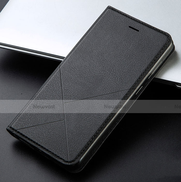 Leather Case Stands Flip Cover L03 Holder for Huawei Honor 9X Black