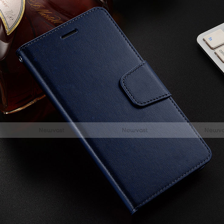 Leather Case Stands Flip Cover L03 Holder for Huawei Honor View 10 Lite Blue