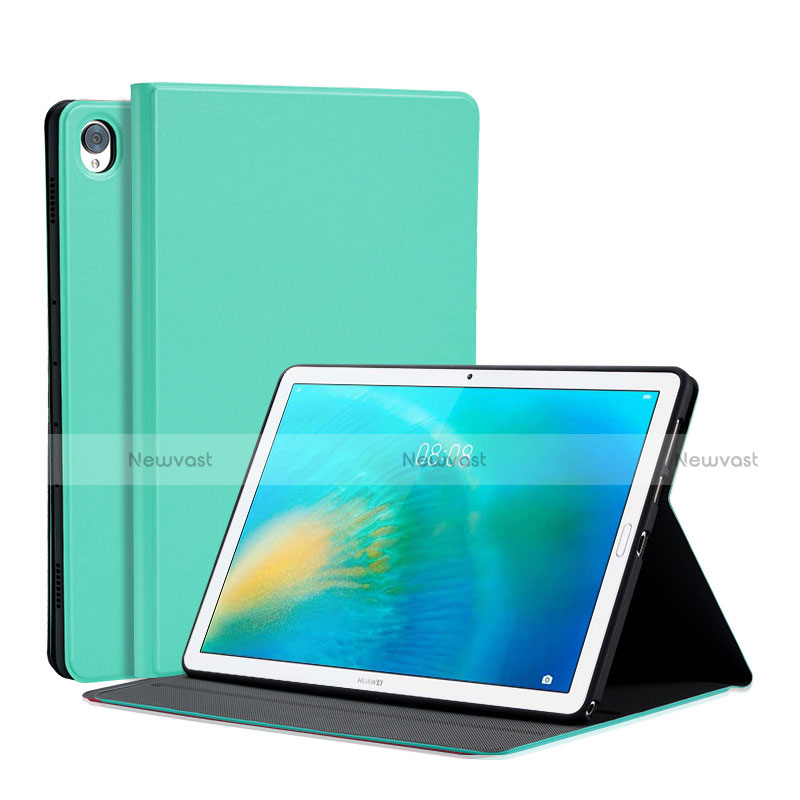 Leather Case Stands Flip Cover L03 Holder for Huawei MatePad 10.8 Matcha Green