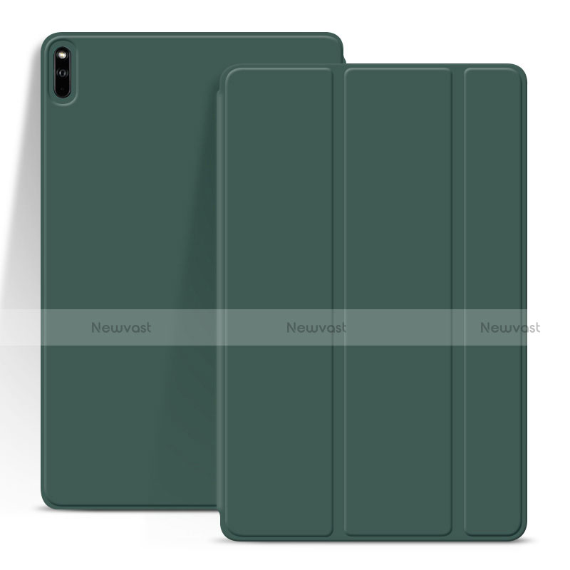 Leather Case Stands Flip Cover L03 Holder for Huawei MatePad Pro Green