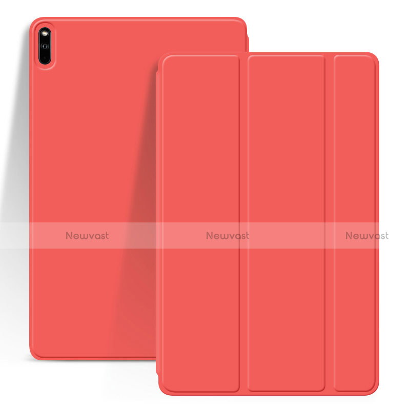 Leather Case Stands Flip Cover L03 Holder for Huawei MatePad Pro Red