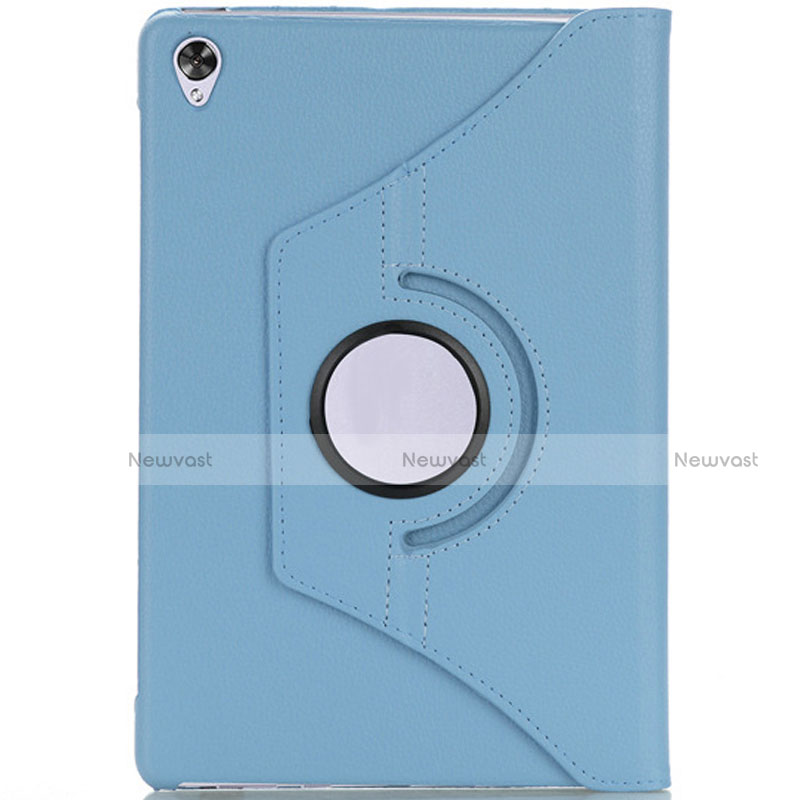 Leather Case Stands Flip Cover L03 Holder for Huawei MediaPad M6 8.4 Sky Blue