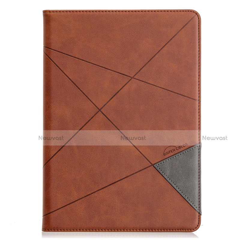Leather Case Stands Flip Cover L03 Holder for Huawei MediaPad X2 Brown