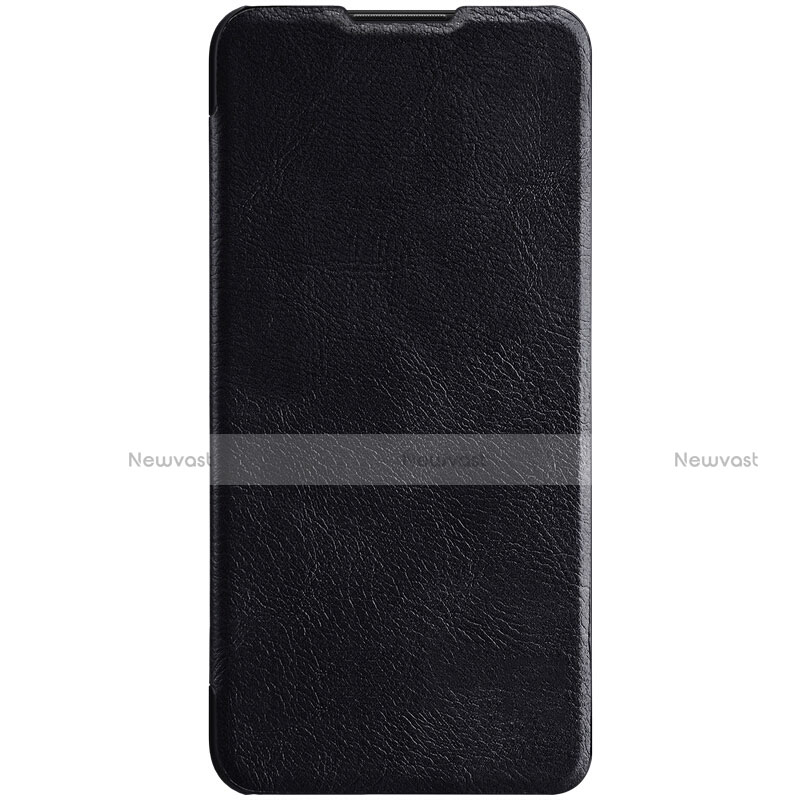 Leather Case Stands Flip Cover L03 Holder for Huawei Nova 4e Black