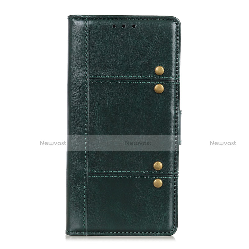 Leather Case Stands Flip Cover L03 Holder for Huawei Nova 8 SE 5G Green