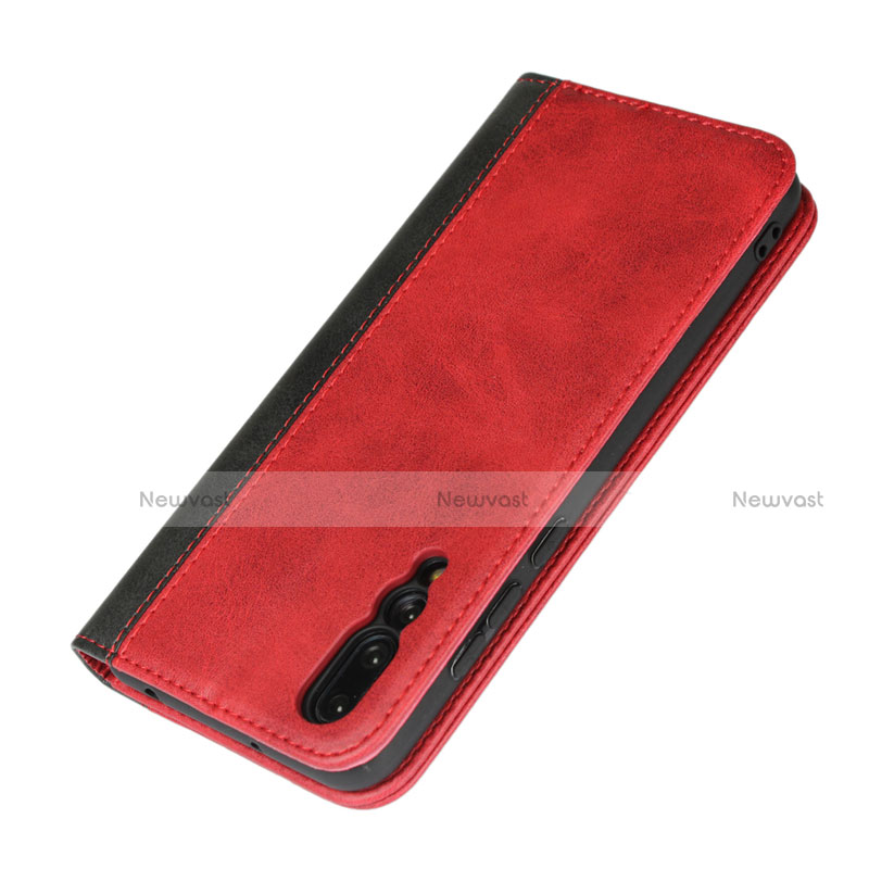 Leather Case Stands Flip Cover L03 Holder for Huawei P20 Pro