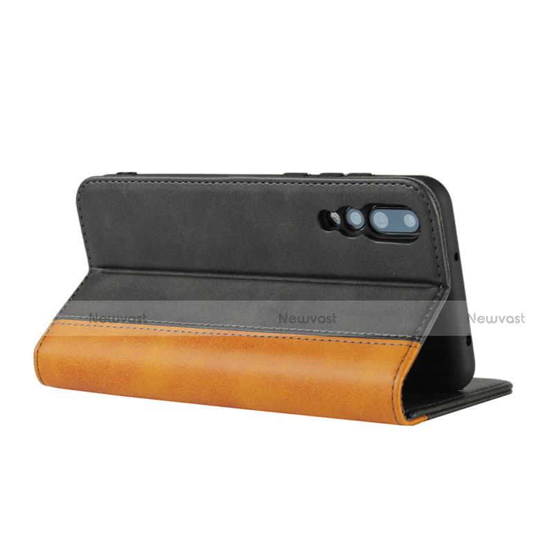 Leather Case Stands Flip Cover L03 Holder for Huawei P20 Pro