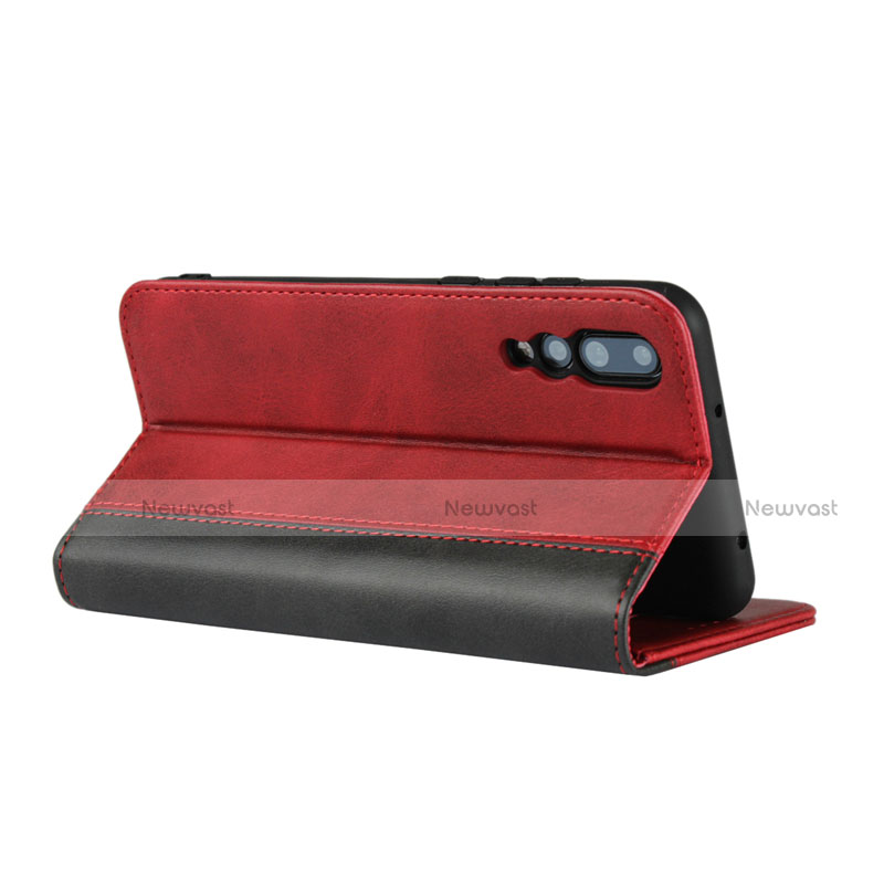 Leather Case Stands Flip Cover L03 Holder for Huawei P20 Pro