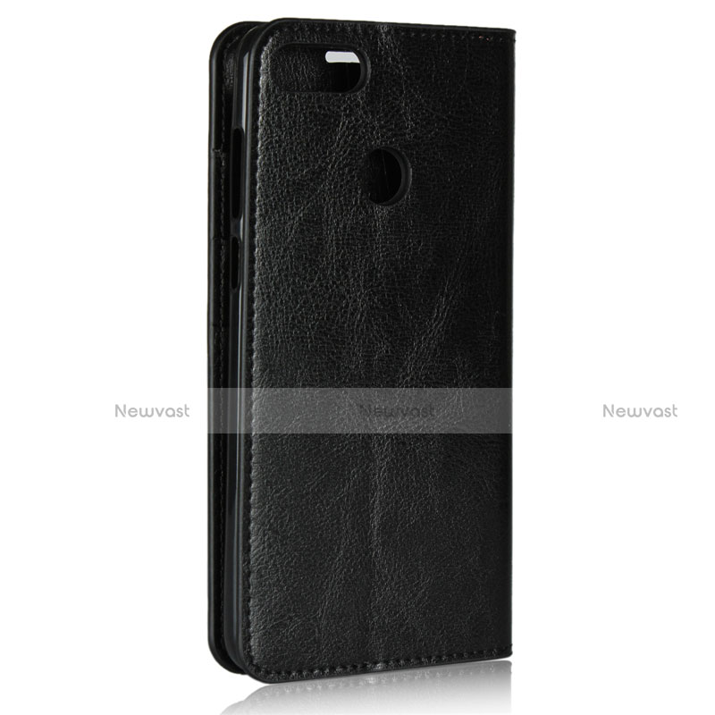 Leather Case Stands Flip Cover L03 Holder for Huawei Y9 (2018)