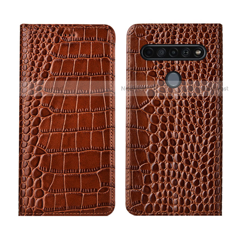 Leather Case Stands Flip Cover L03 Holder for LG K41S