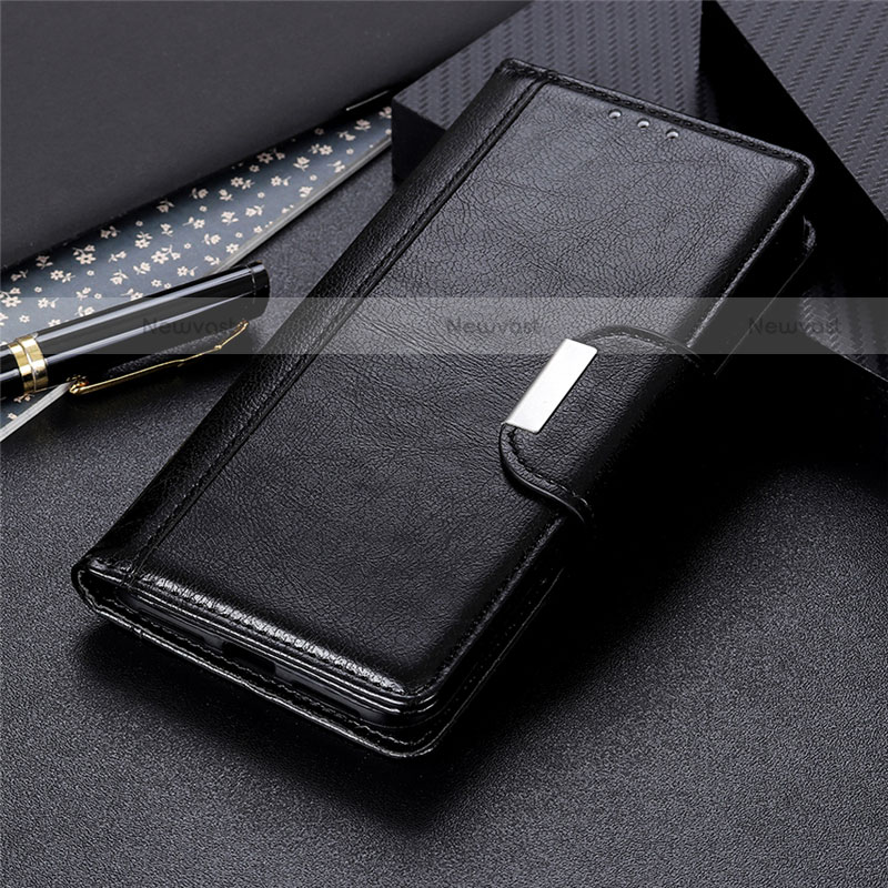 Leather Case Stands Flip Cover L03 Holder for LG Stylo 6 Black