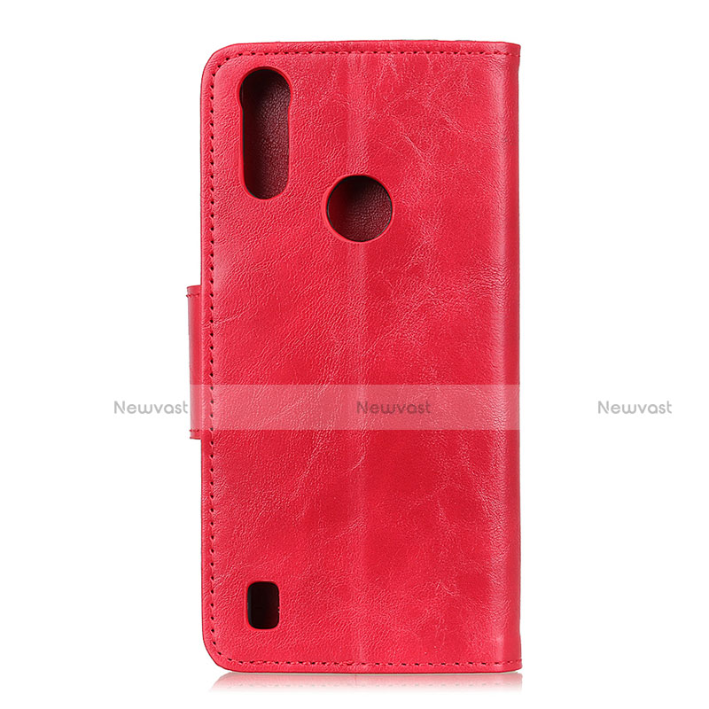 Leather Case Stands Flip Cover L03 Holder for Motorola Moto E6s (2020)