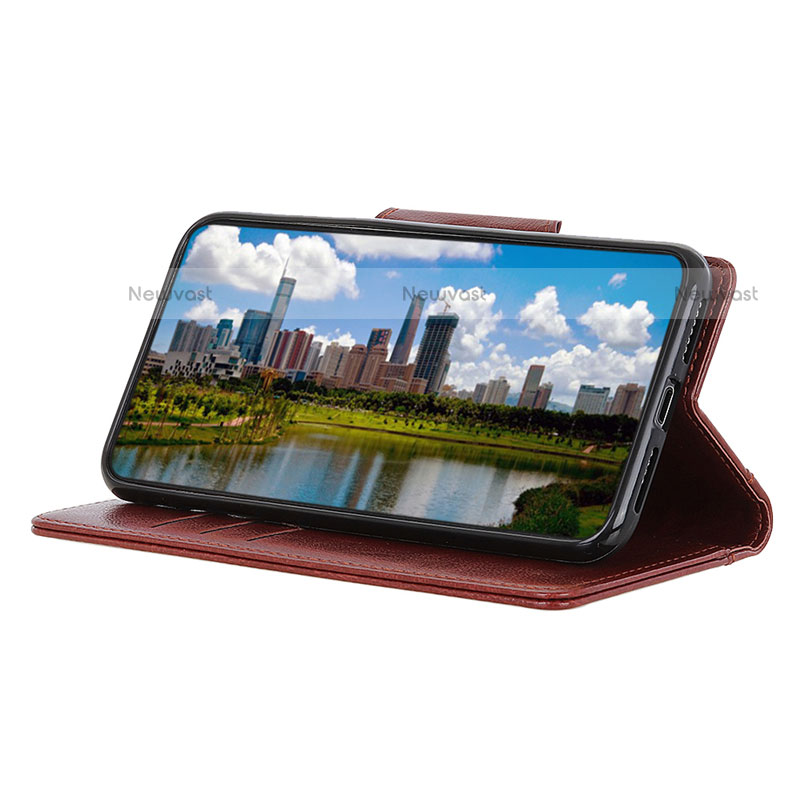 Leather Case Stands Flip Cover L03 Holder for Motorola Moto Edge