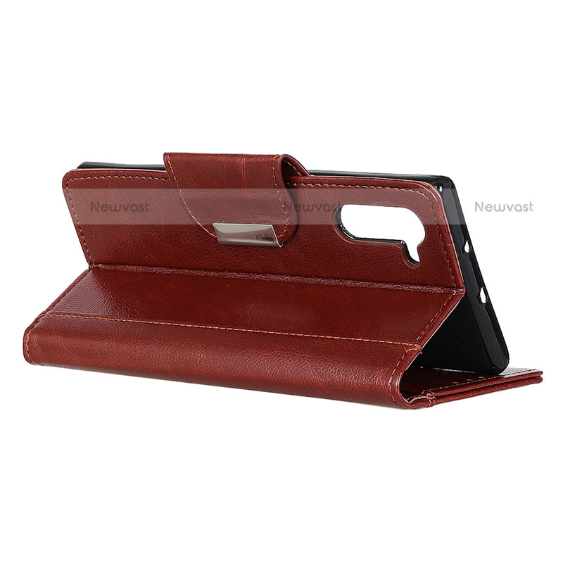 Leather Case Stands Flip Cover L03 Holder for Motorola Moto Edge