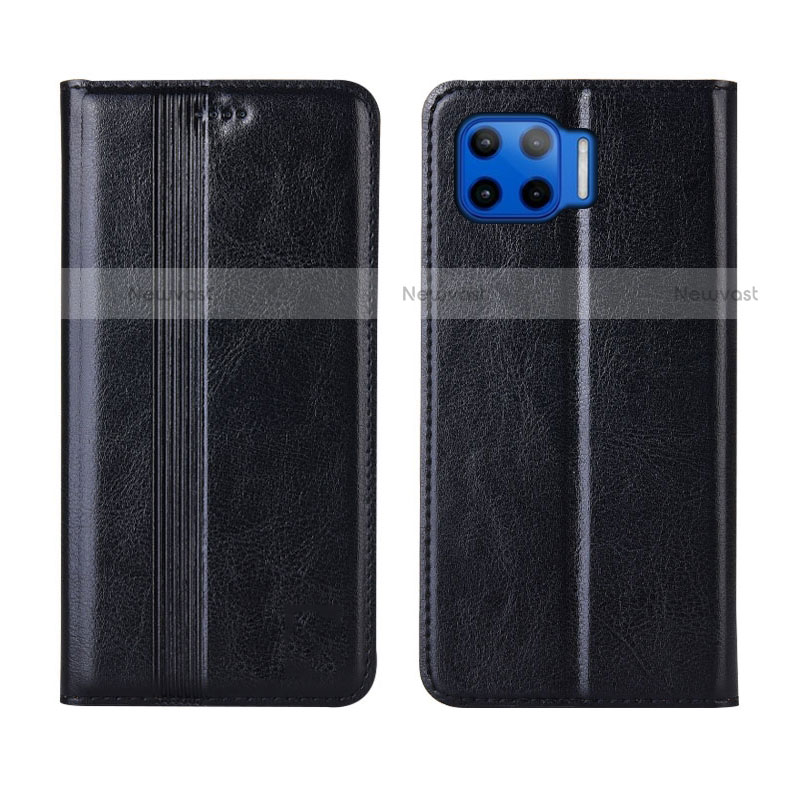 Leather Case Stands Flip Cover L03 Holder for Motorola Moto G 5G Plus