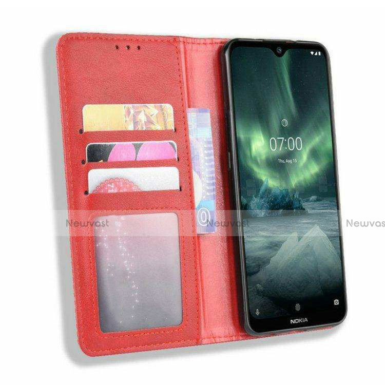 Leather Case Stands Flip Cover L03 Holder for Nokia 7.2