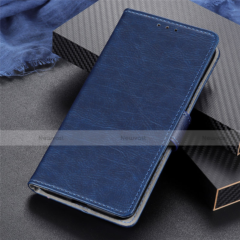 Leather Case Stands Flip Cover L03 Holder for Oppo Find X2 Pro Blue