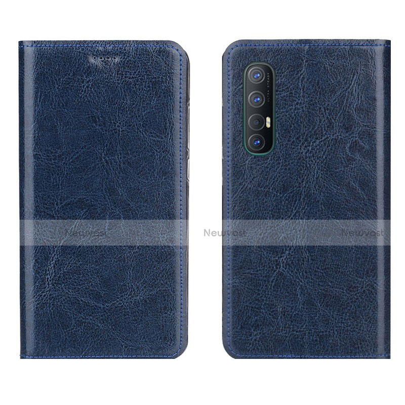 Leather Case Stands Flip Cover L03 Holder for Oppo Reno3 Pro