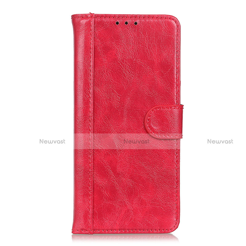 Leather Case Stands Flip Cover L03 Holder for Realme Narzo 20 Pro Red