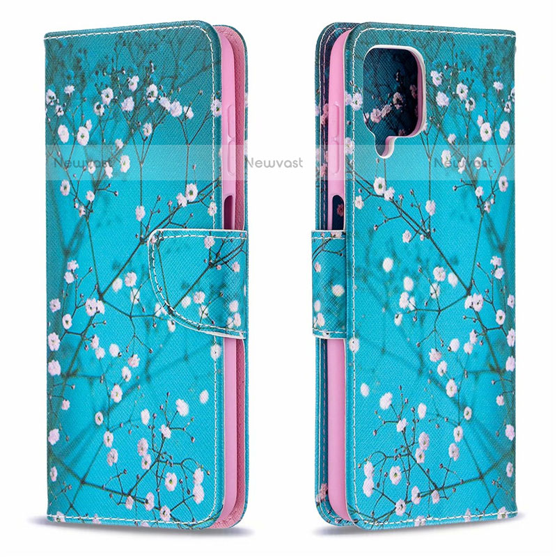 Leather Case Stands Flip Cover L03 Holder for Samsung Galaxy F12