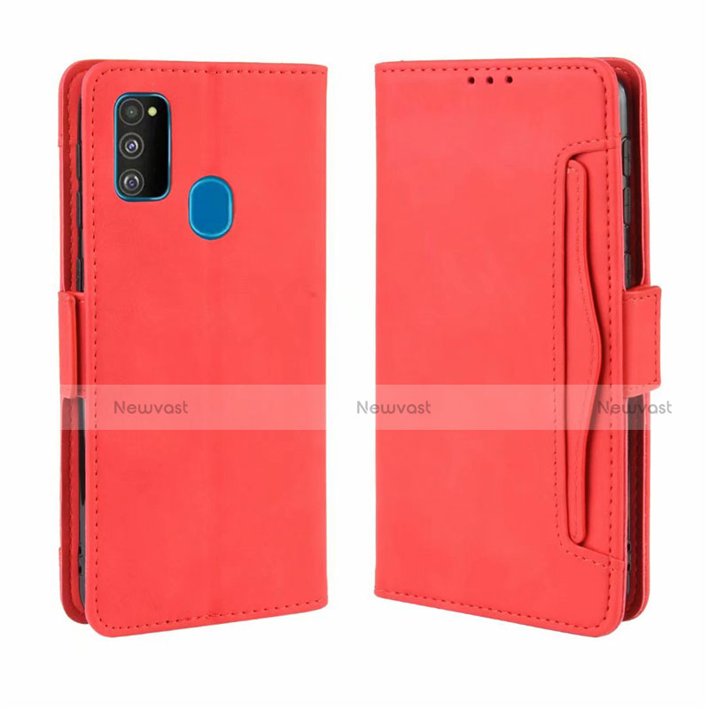 Leather Case Stands Flip Cover L03 Holder for Samsung Galaxy M30s
