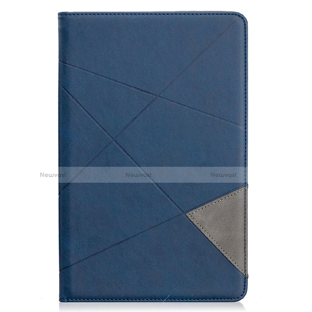 Leather Case Stands Flip Cover L03 Holder for Samsung Galaxy Tab S6 Lite 10.4 SM-P610 Blue
