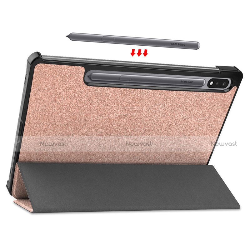 Leather Case Stands Flip Cover L03 Holder for Samsung Galaxy Tab S7 11 Wi-Fi SM-T870