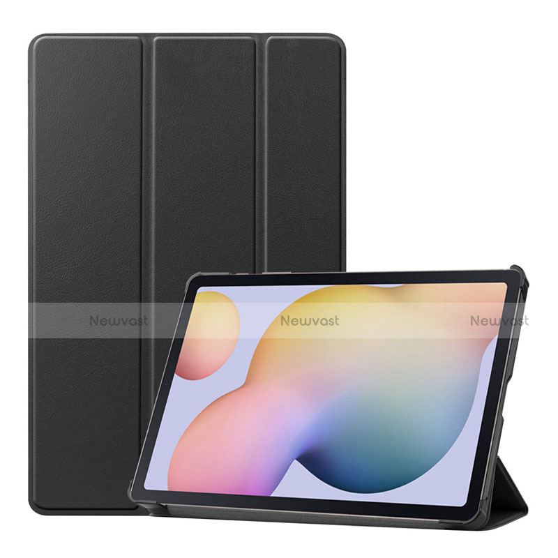 Leather Case Stands Flip Cover L03 Holder for Samsung Galaxy Tab S7 4G 11 SM-T875 Black