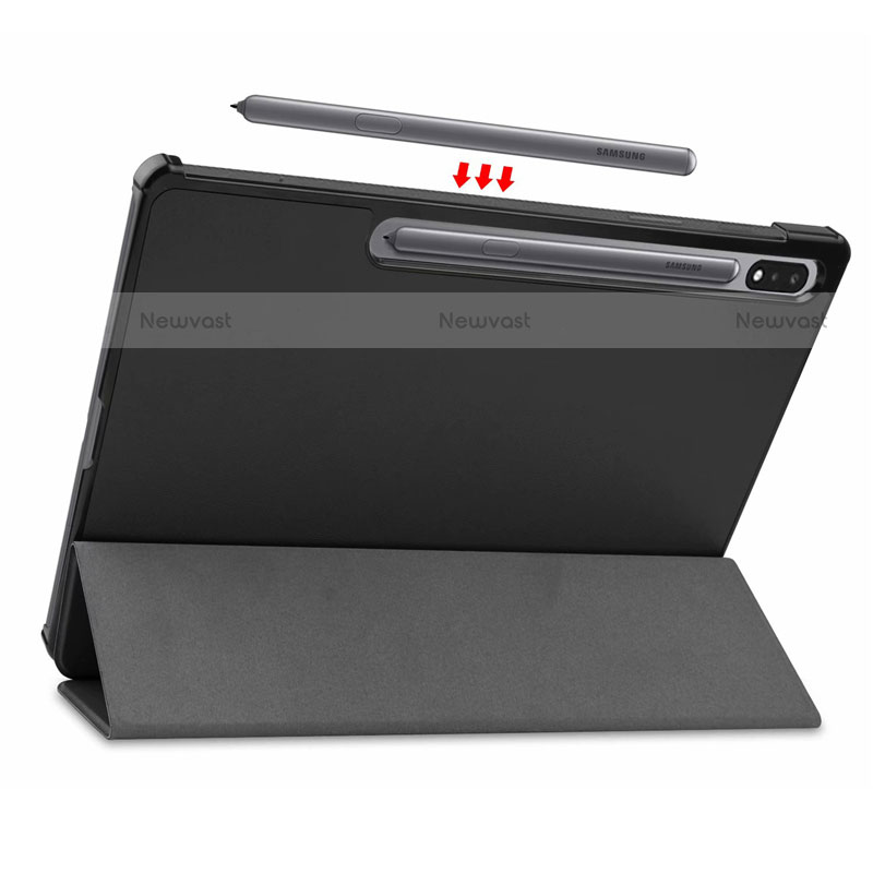Leather Case Stands Flip Cover L03 Holder for Samsung Galaxy Tab S7 Plus 5G 12.4 SM-T976