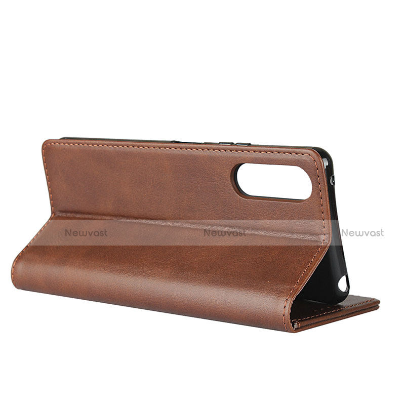 Leather Case Stands Flip Cover L03 Holder for Sony Xperia 10 II