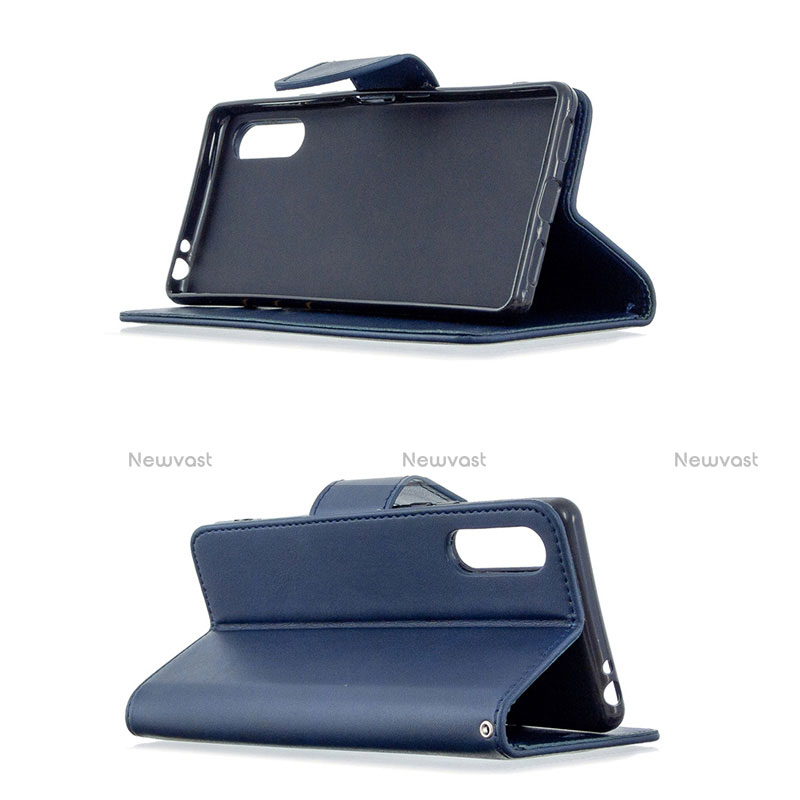 Leather Case Stands Flip Cover L03 Holder for Sony Xperia L4