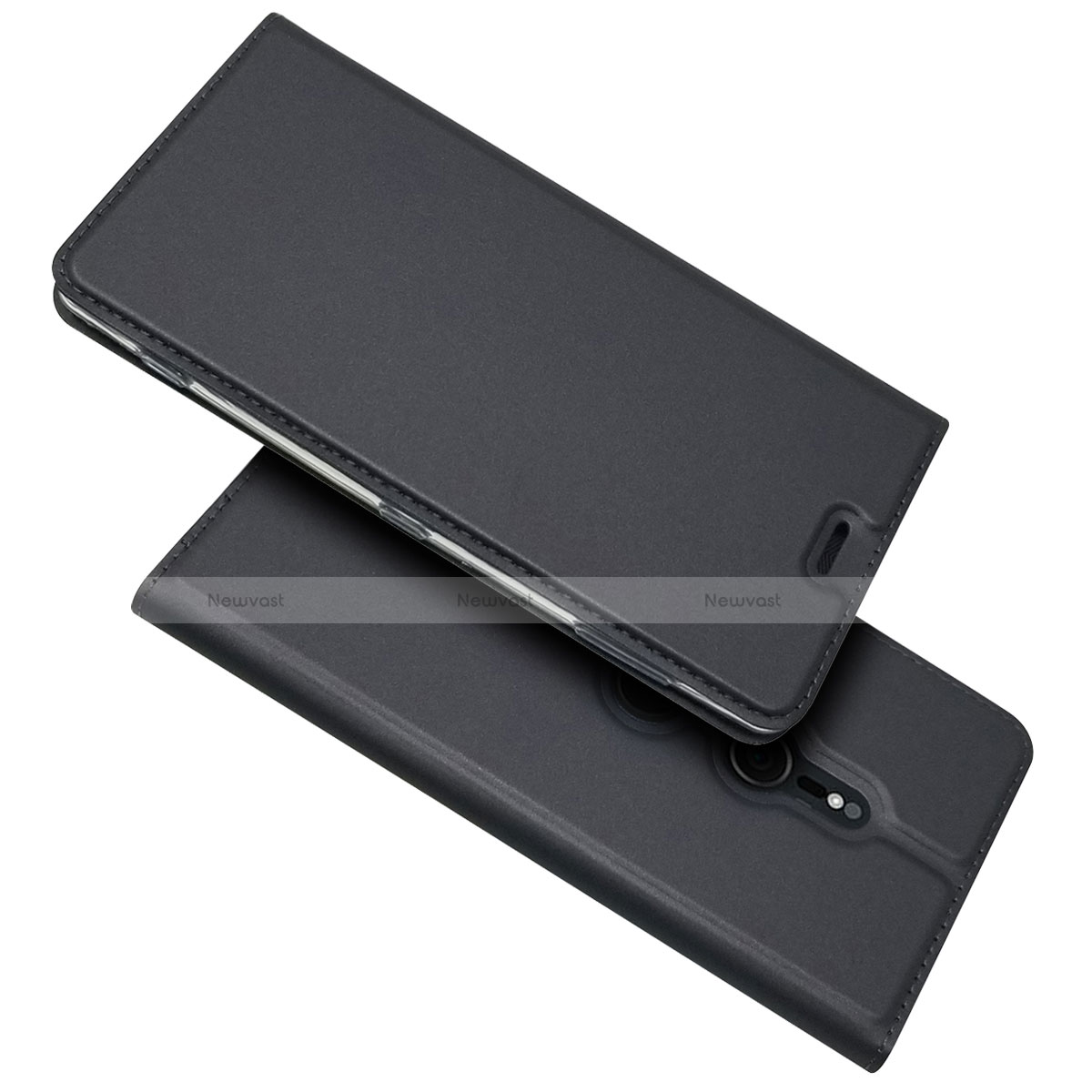 Leather Case Stands Flip Cover L03 Holder for Sony Xperia XZ2