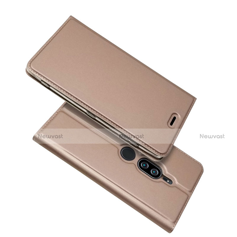 Leather Case Stands Flip Cover L03 Holder for Sony Xperia XZ2 Premium