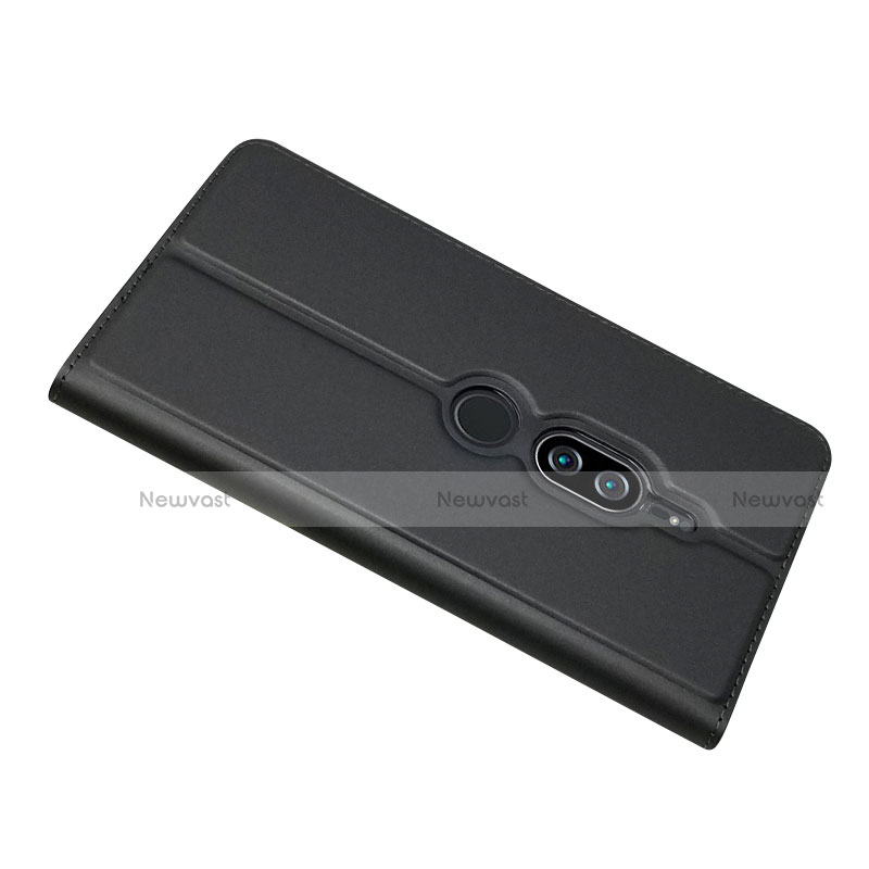 Leather Case Stands Flip Cover L03 Holder for Sony Xperia XZ2 Premium