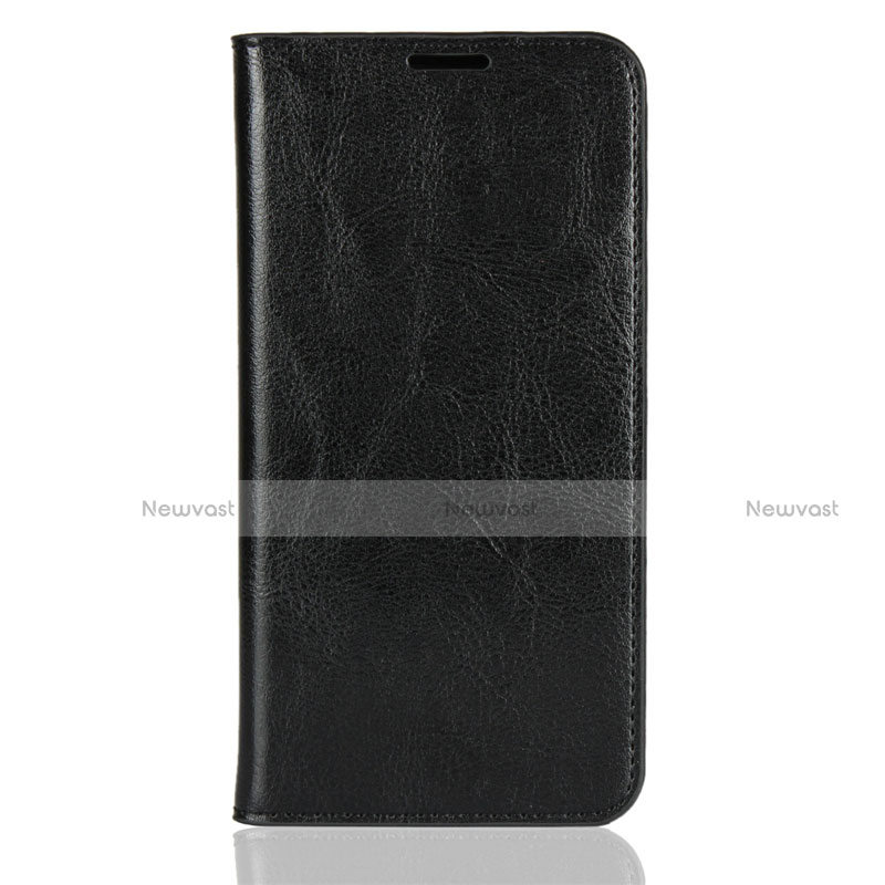 Leather Case Stands Flip Cover L03 Holder for Xiaomi Mi 8 Black