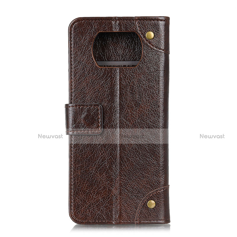 Leather Case Stands Flip Cover L03 Holder for Xiaomi Poco X3 NFC