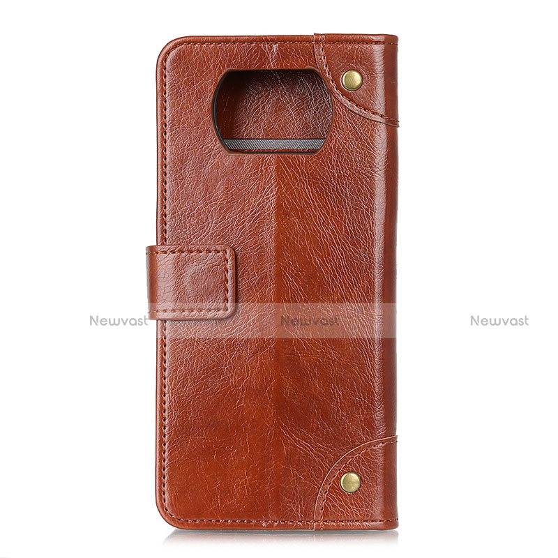 Leather Case Stands Flip Cover L03 Holder for Xiaomi Poco X3 NFC