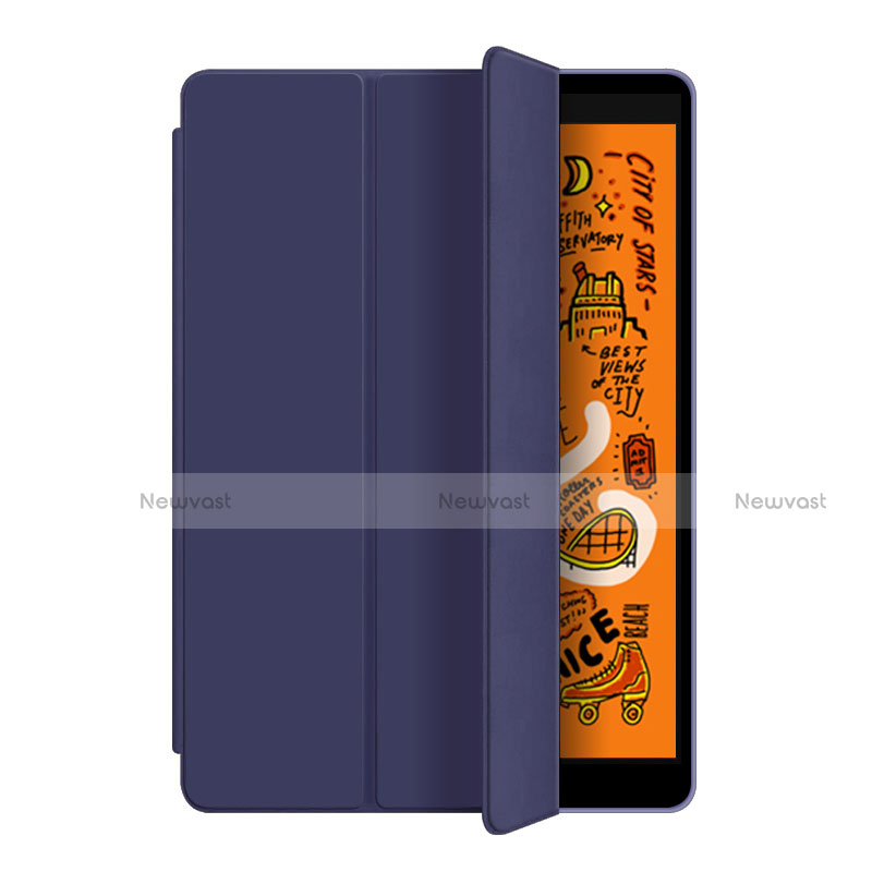 Leather Case Stands Flip Cover L04 for Apple iPad Mini 5 (2019) Blue
