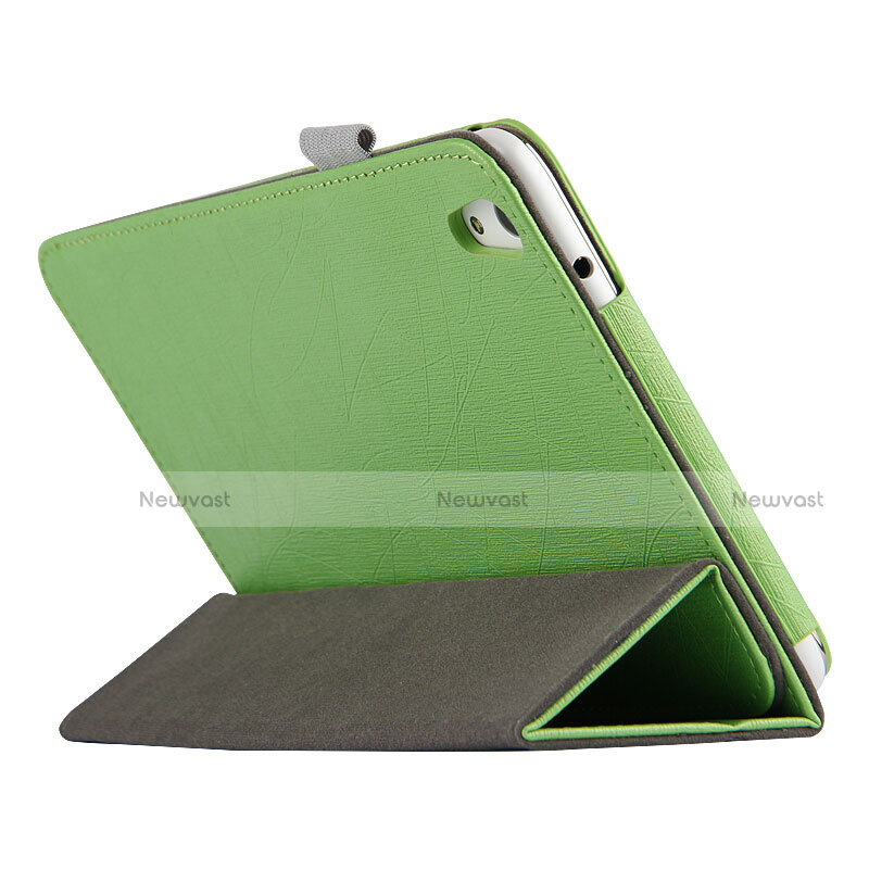 Leather Case Stands Flip Cover L04 for Huawei Honor Pad 2 Green